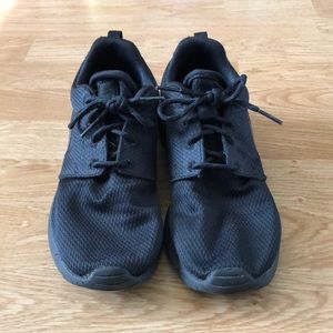 All black Nikes